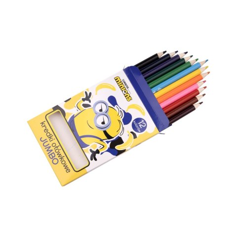 Beniamin Kredki ołówkowe Minionki Jumbo 12 kol. Beniamin