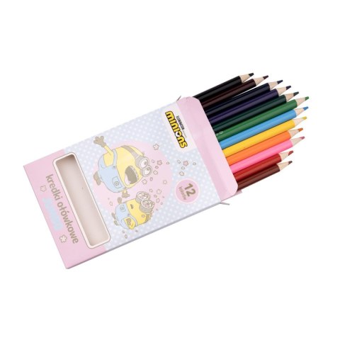 Beniamin Kredki ołówkowe Minionki Jumbo 12 kol. Beniamin