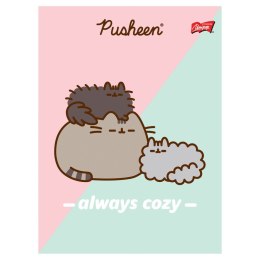 Unipap Zeszyt Unipap Pusheen A5 32k. 70g linia podwójna kolorowa