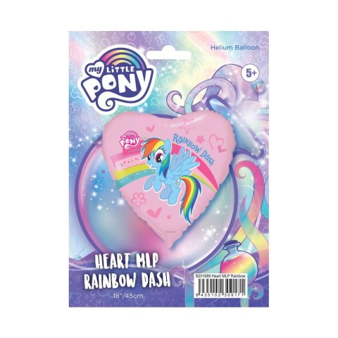 Godan Balon foliowy Godan Pony z tęczą, pakowany 18cal (B201689) Godan Balon foliowy Godan Pony z tęczą, pakowany 18cal (B201689)