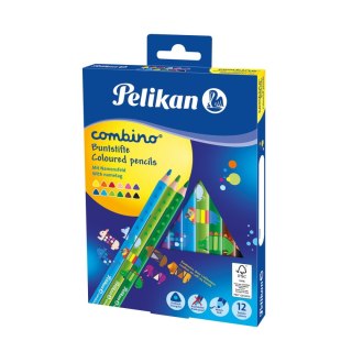 Pelikan Kredki ołówkowe Pelikan Combino 811194 12 kol. (100401660)