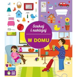 Zielona Sowa Książeczka edukacyjna Szukaj i naklejaj. W domu Zielona Sowa