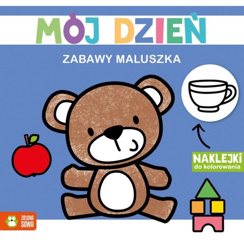 Zielona Sowa Książeczka edukacyjna Zielona Sowa Zabawy maluszka. Mój dzień