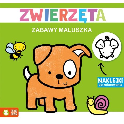 Zielona Sowa Książeczka edukacyjna Zielona Sowa Zabawy maluszka. Zwierzęta