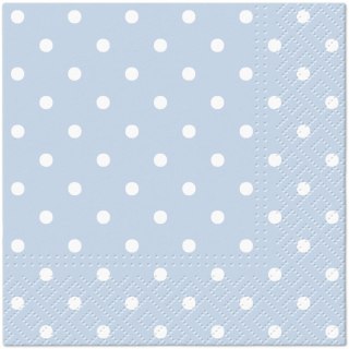 Paw Serwetki Paw Dots Light blue mix nadruk bibuła [mm:] 250x250 (SDC066055)