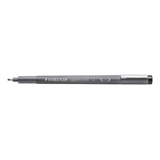 Staedtler Cienkopis kreślarski Staedtler pigmentowy 1,2 mm, czarny 1,2mm 1kol. (S 308 12-9)