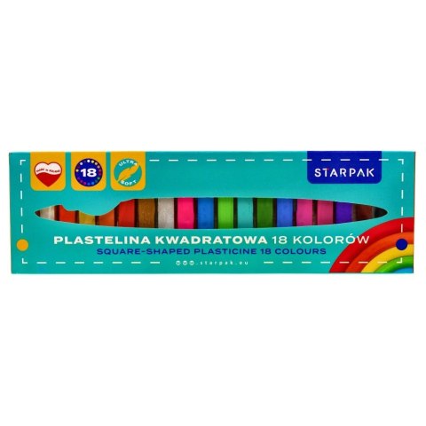 Starpak Plastelina Starpak 18 kol. mix (517734) Starpak Plastelina Starpak 18 kol. mix (517734)