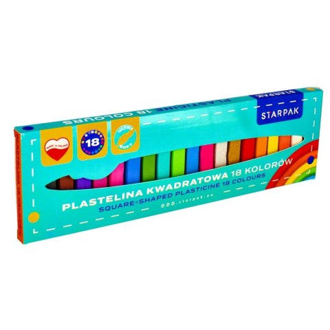 Starpak Plastelina Starpak 18 kol. mix (517734) Starpak Plastelina Starpak 18 kol. mix (517734)
