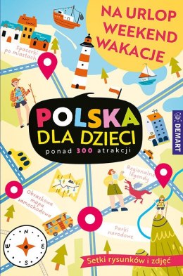 Demart Książeczka edukacyjna Demart Polska dla dzieci. Na urlop,weekend,wakacje.