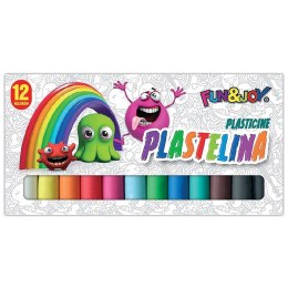 Fun&Joy Plastelina Fun&Joy 12 kolorów