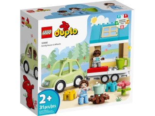 Lego Klocki konstrukcyjne Lego Duplo Dom rodzinny na kółkach (10986)