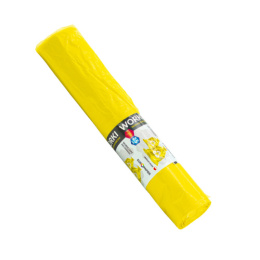 Worki ekologiczne 120l folia LDPE / rolka - 25 sztuk kolor żółty