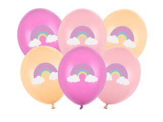 Partydeco Balon gumowy Partydeco Tęcza mix 300mm (SB14P-339-000-6)