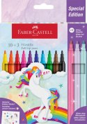 Faber Castell Flamaster Faber Castell Jednorożec + naklejki 10+3 kol. (554213 FC)