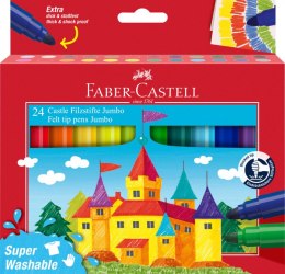 Faber Castell Flamaster Faber Castell Zamek Jumbo 24 kol. (154324 FC)