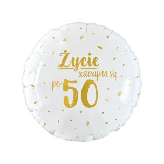 Godan Balon foliowy Godan Życie zaczyna się po 50 18cal (FG-OZ50)