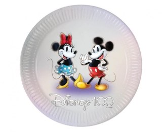 Godan Talerz jednorazowy Godan Disney 100 - Mickey & Minnie śr. 230mm 8 szt (85671)