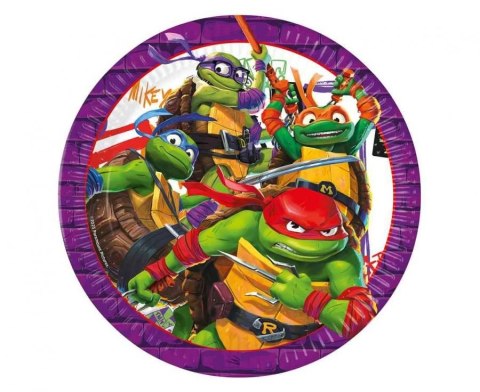 Godan Talerz jednorazowy Godan Teenage Mutant Ninja Turtle Nickelodeon śr. 230mm 8 szt (96457)