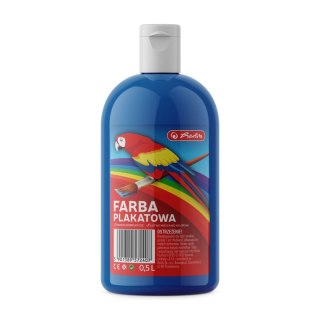 Herlitz Farby plakatowe Herlitz kolor: niebieski 500ml 1 kolor. (9575812)