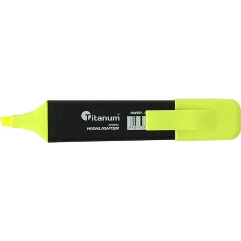 Titanum Zakreślacz Titanum, żółty 1,0-5,0mm (AD2003A)