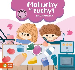 Zielona Sowa Książeczka edukacyjna Zielona Sowa Maluchy to zuchy. Na zakupach