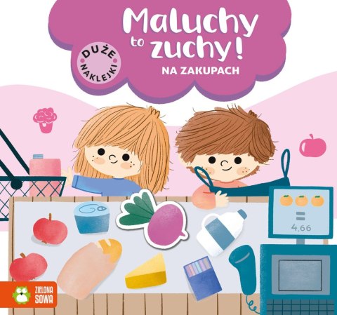 Zielona Sowa Książeczka edukacyjna Zielona Sowa Maluchy to zuchy. Na zakupach Zielona Sowa Książeczka edukacyjna Zielona Sowa Maluchy to zuchy. Na zakupach