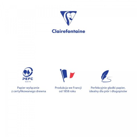 Clairefontaine Zeszyt Clairefontaine 63542AMXC CF A5 32k. 90g kratka