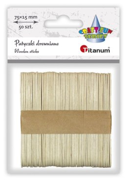 Titanum Ozdoba drewniana Titanum Craft-Fun Series Patyczki naturalne (171502)