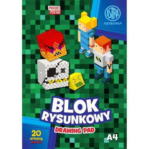 Astrapap Blok rysunkowy Astrapap pixel&unicon (106022017)