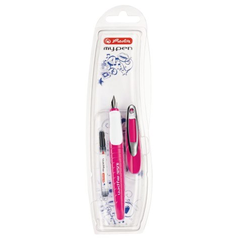 Herlitz Pióro wieczne My Pen różowo białe M 50046805 Herlitz (300006789)
