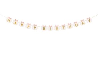 Partydeco Girlanda Partydeco Happy Birthday Kotki, 2.8 m (GRL113)