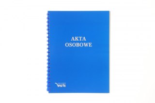 Warta Teczka do akt osobowych Warta ABCDE niezadrukowana A4 niebieski karton (1824-339-093)