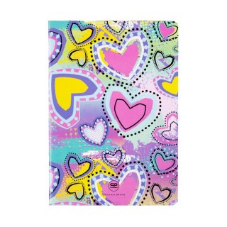 Patio Zeszyt Patio Pastel heart A5 32k. krata (71127CP)