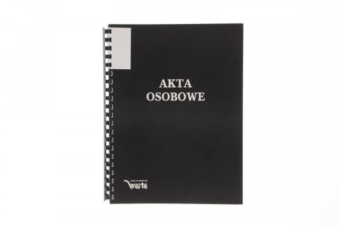 Warta Teczka do akt osobowych Warta ABCDE A4 czarny papier (339-095)