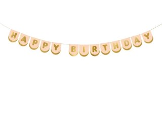 Partydeco Girlanda Partydeco Happy Birthday Konie, 13 x 150 cm (GRL111)