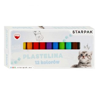 Starpak Plastelina Starpak 12 kol. Kotki mix (536884)