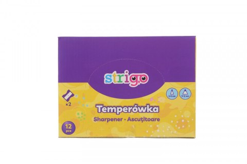 Strigo Temperówka Strigo 6930518946641 mix plastik (SSC176)