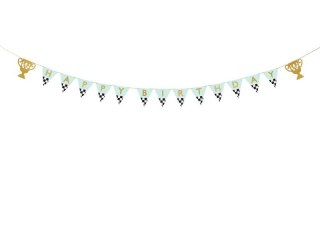 Partydeco Girlanda Partydeco Happy Birthday Puchary, 2.5 m (GRL109)