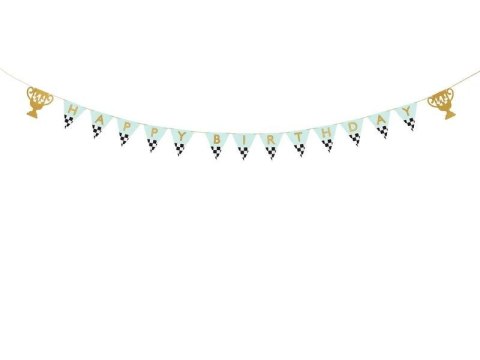 Partydeco Girlanda Partydeco Happy Birthday Puchary, 2.5 m (GRL109)