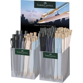 Faber Castell Display Faber Castell Poly Ball urban Długopis x15 ołówek x42 (241185 FC)