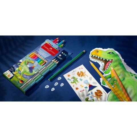 Faber Castell Kredki ołówkowe Faber Castell dINOZAURY (201545 fc) Faber Castell Kredki ołówkowe Faber Castell dINOZAURY (201545 fc)