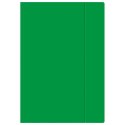 Interdruk Teczka kartonowa na gumkę A4+ zielona 450g Interdruk