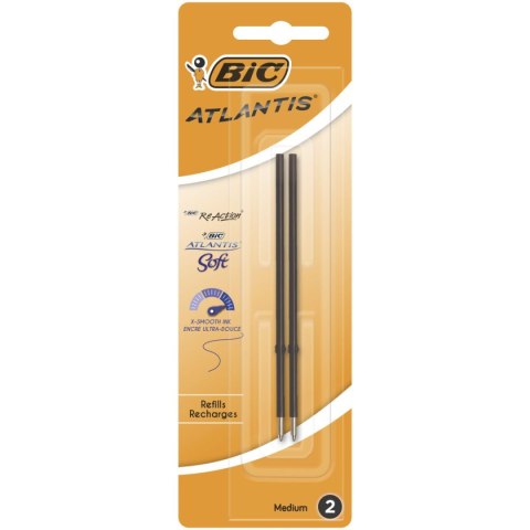 Bic Wkład do długopisu Bic Atlantis, czarny Mmm (892410)