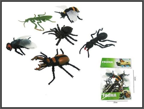 Hipo Figurka Hipo Insekty pajęczaki 10cm 6sztuk (HHZ21)