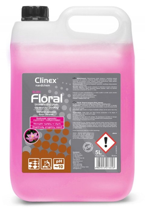 Clinex Płyn do podłóg Clinex Floral Ocean 5000ml (77-894)