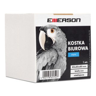 Emerson Kostka papierowa Emerson uzupełnienie biała [mm:] 85x85x 80 (arbuzkostkaeco)