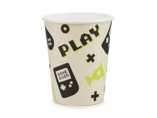 Partydeco Kubek jednorazowy Partydeco Gamer papier 220ml (KPP76-EU1)