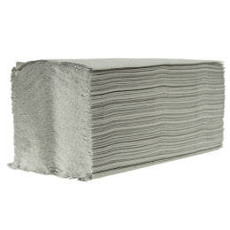 Ręczniki papierowe ZZ składka kolor szary/jedna kostka