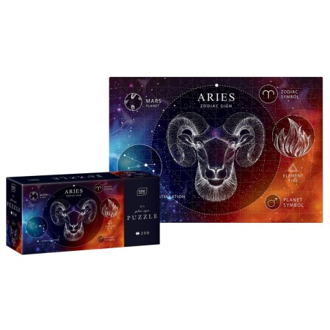 Interdruk Puzzle Interdruk ZODIAC SIGNS 1 ARIES 5902277341877 250 el. (250 el)