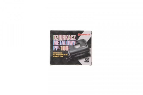 Penmate Dziurkacz Penmate CZARNY PP-100 czarny 20k (TT8592)